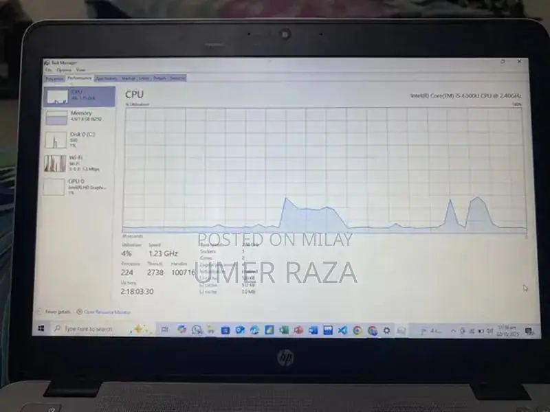 HP EliteBook 840 G3 Business Laptop 8GB RAM 256GB SSD