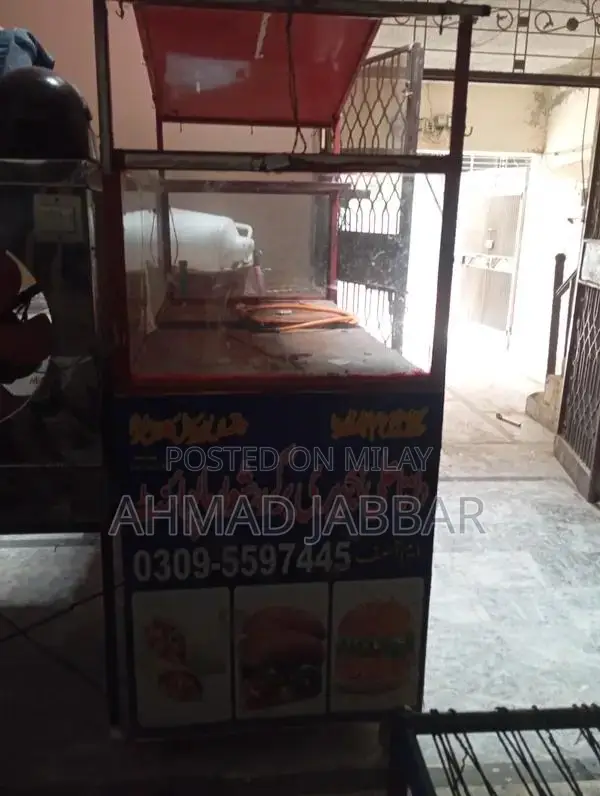 Commercial Food Counter for Burgers and Shawarma