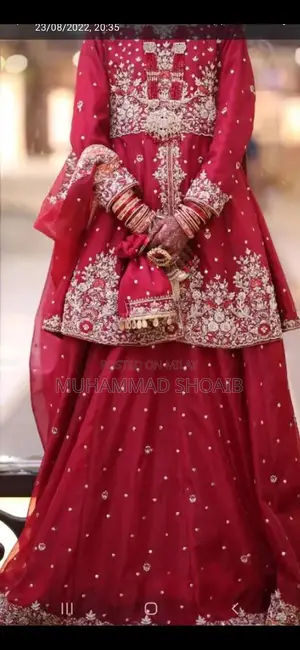 Elegant Used Bridal Dress and Matching Valima Maxi