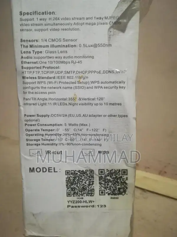 WiFi 360-Degree Rotating Security Camera with Wide-Angle View