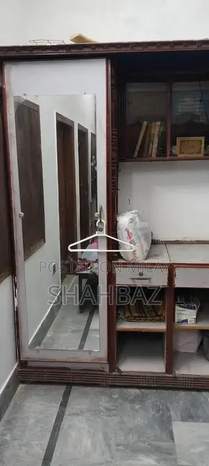 2-Door Wardrobe with Dividers and Mirrors