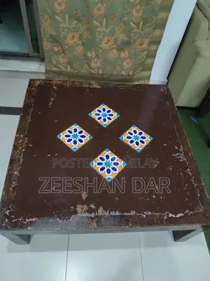 Photo - Rustic Solid Wood Center Table - Living Room Furniture