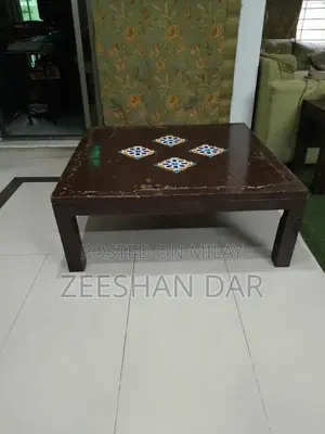 Rustic Solid Wood Center Table - Living Room Furniture