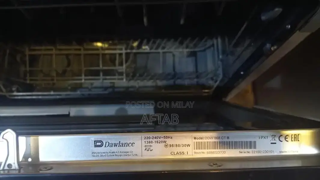 Dawlance Dishwasher - Black Modern Kitchen Appliance