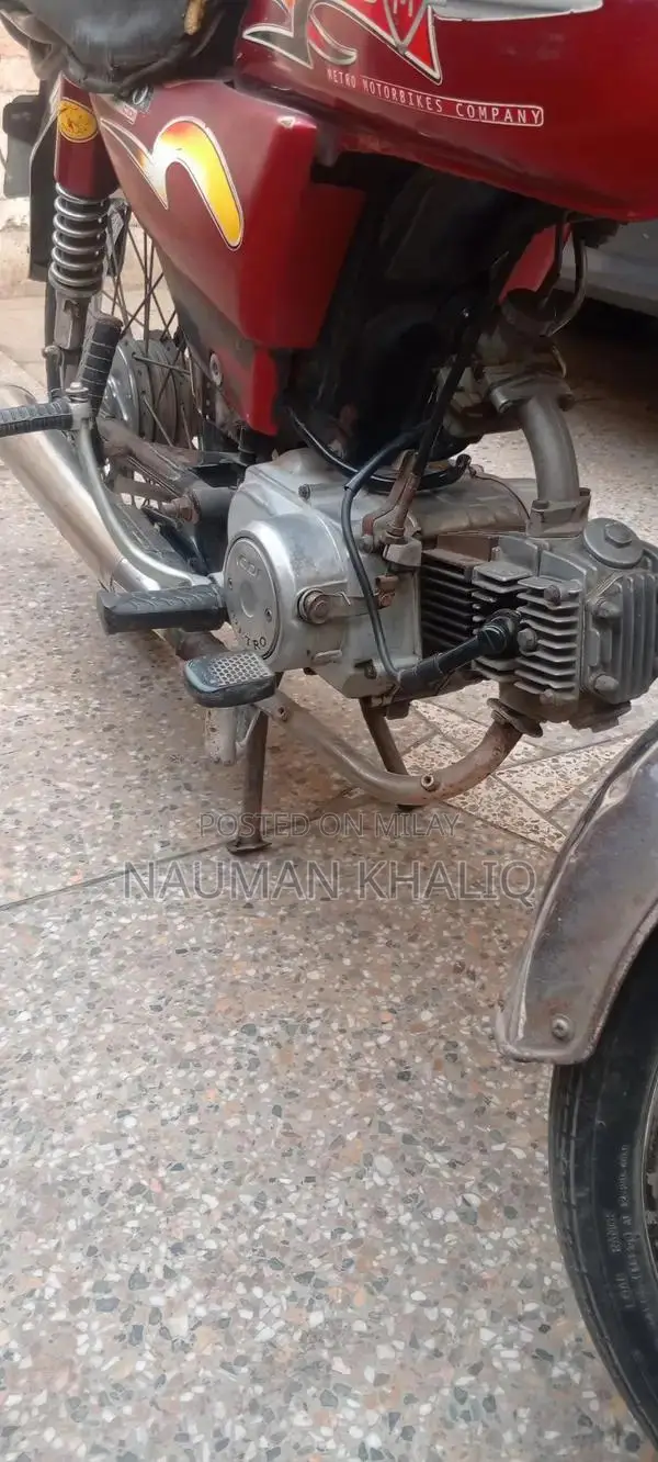 Metro MR 70 Motorcycle - Red, First Hand, Original Documents