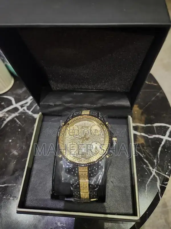 JBW Jet Setter Men's Luxury Diamond Watch - 50mm Stainless Steel