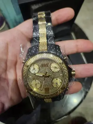 JBW Jet Setter Men's Luxury Diamond Watch - 50mm Stainless Steel