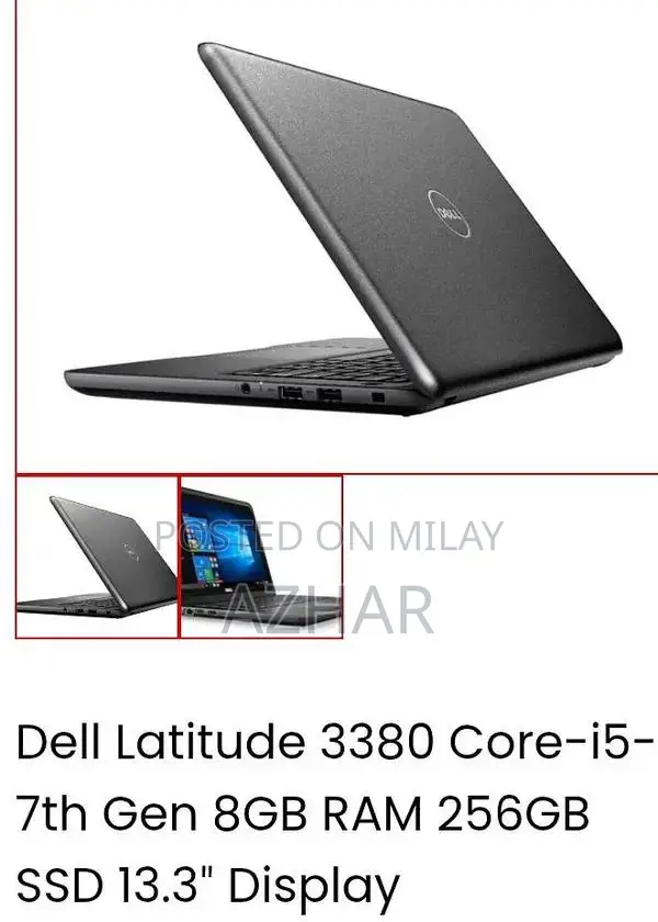 Dell Latitude Business Laptop with 8GB RAM and 256GB SSD