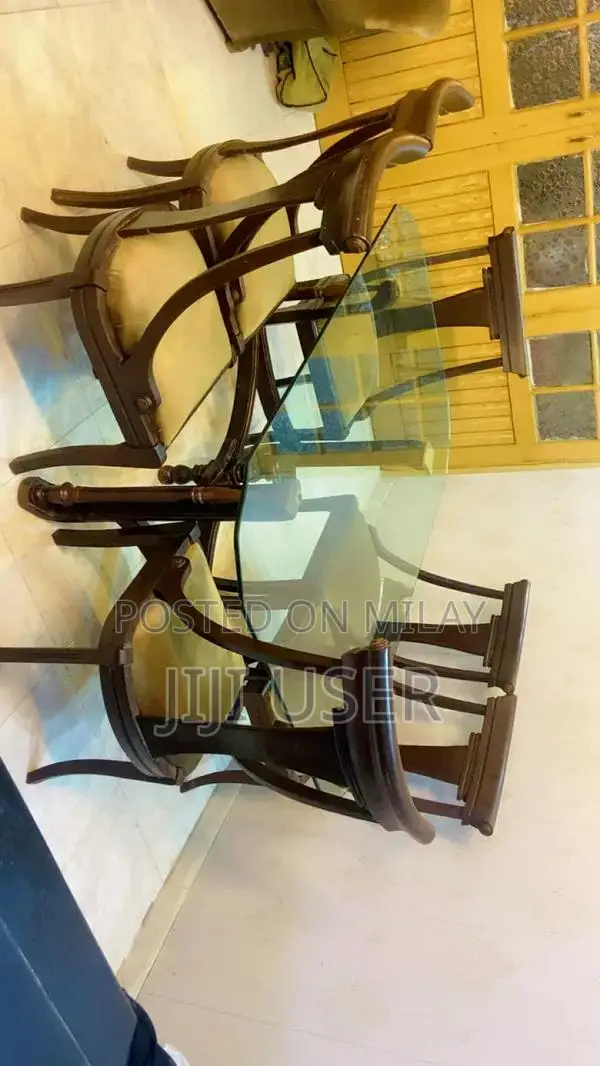 6-Chair Dining Table Set for Home or Dining Room