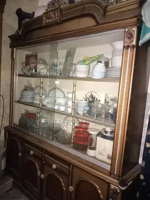 Golden Chinioti Decorative Showcase Furniture