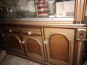 Golden Chinioti Decorative Showcase Furniture