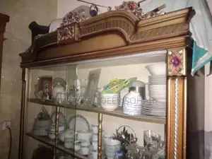 Golden Chinioti Decorative Showcase Furniture