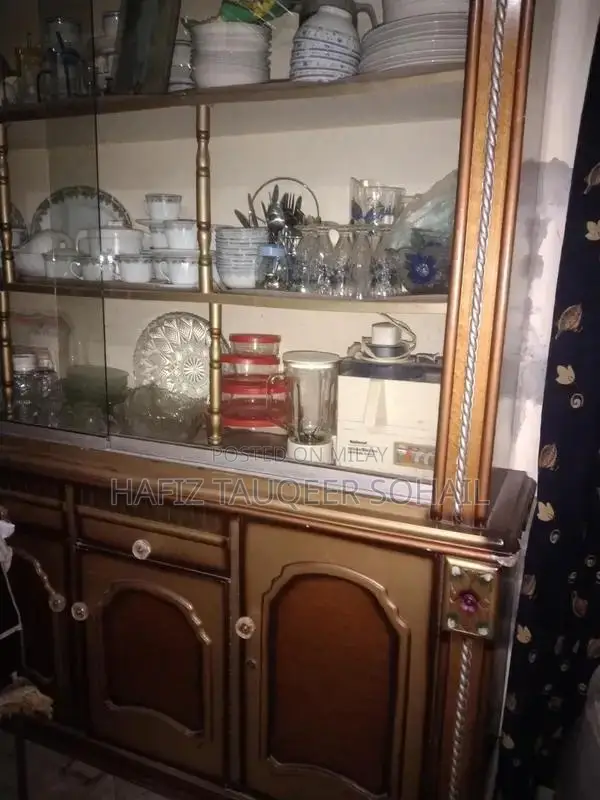 Golden Chinioti Decorative Showcase Furniture