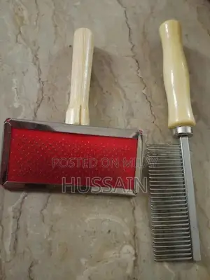 Pet Grooming Kit - 2 Pack Comb and Brush Set