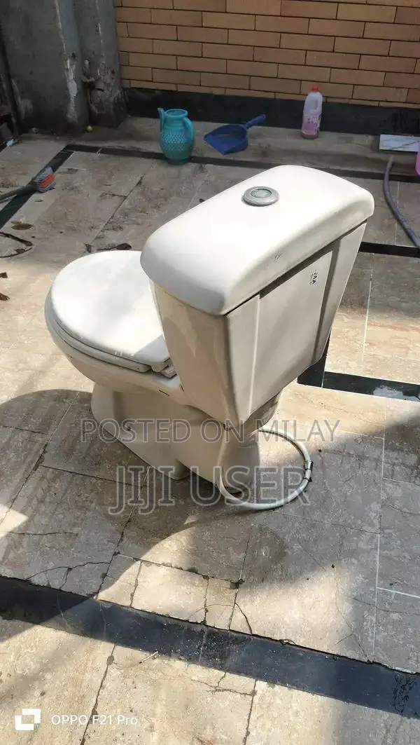 Vintage English Wooden Commode Furniture Piece