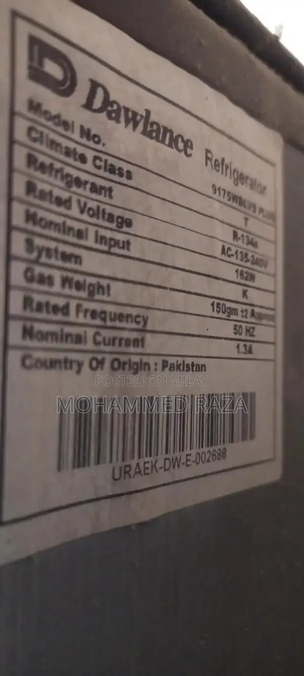 Dawlence Refrigerator - Efficient Cooling Home Appliance