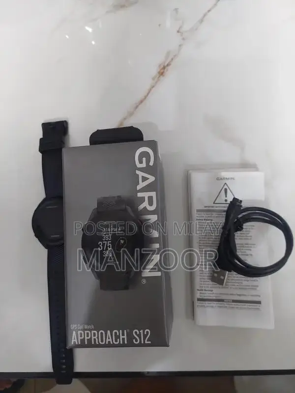 Garmin Approach S12 GPS Golf Watch - Precision Performance for Golfers