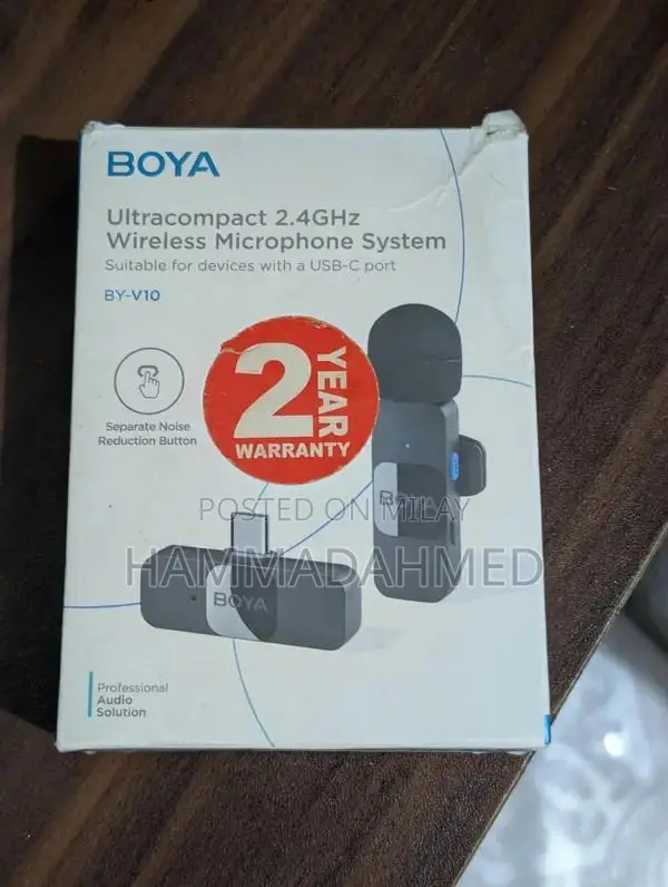 Professional Noise-Canceling Microphone for Video Recording