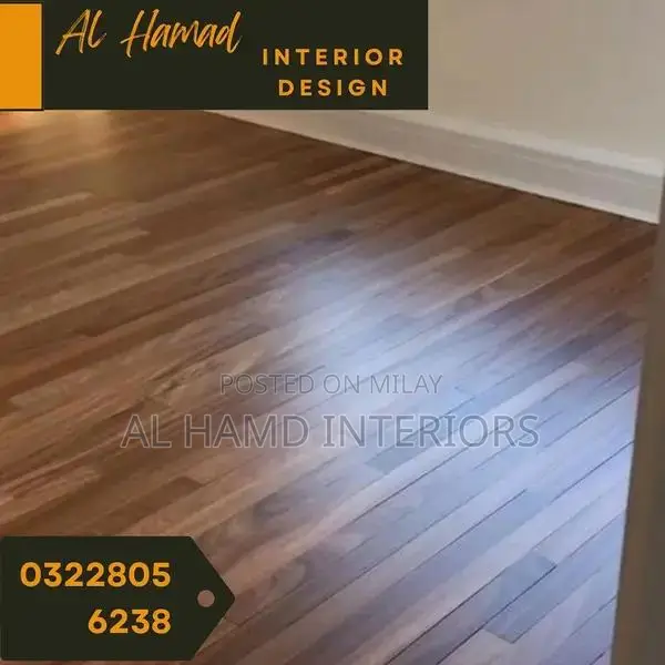 PVC Vinyl Floor Tiles - Wood & Marble Designs