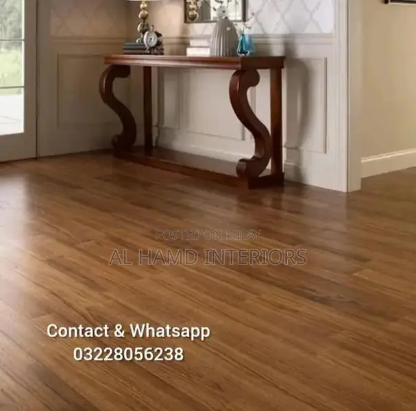 PVC Vinyl Floor Tiles - Wood & Marble Designs