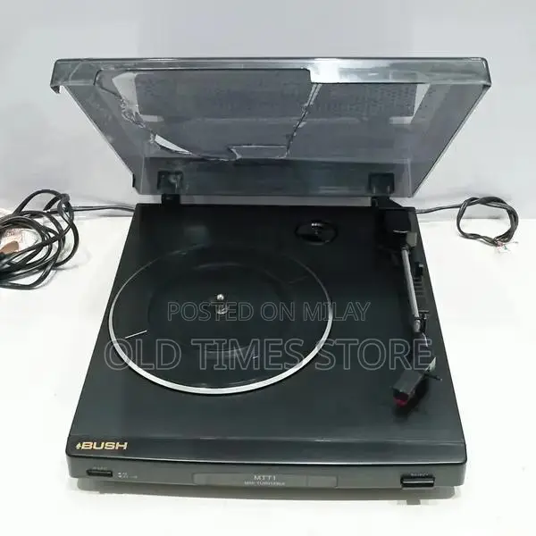 Bush MTT1 Mini 2-Speed Vintage Turntable/Record Player