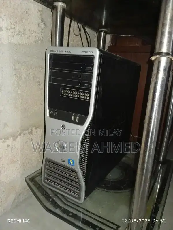 Dell T3500 Workstation with 24-inch HP Monitor