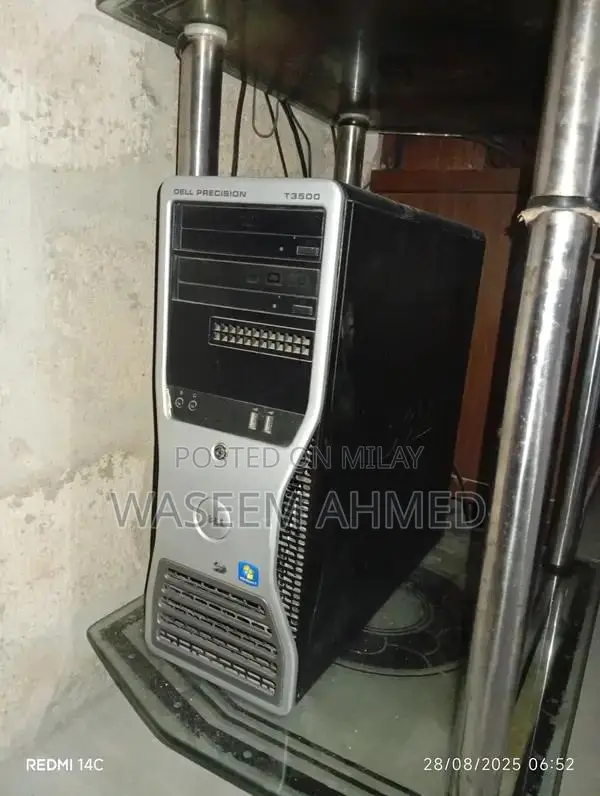 Dell T3500 Workstation with 24-inch HP Monitor