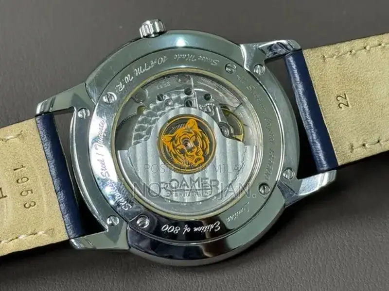 Roamer 1888 Swiss Blue Tiger Dial Automatic Chronometer Watch