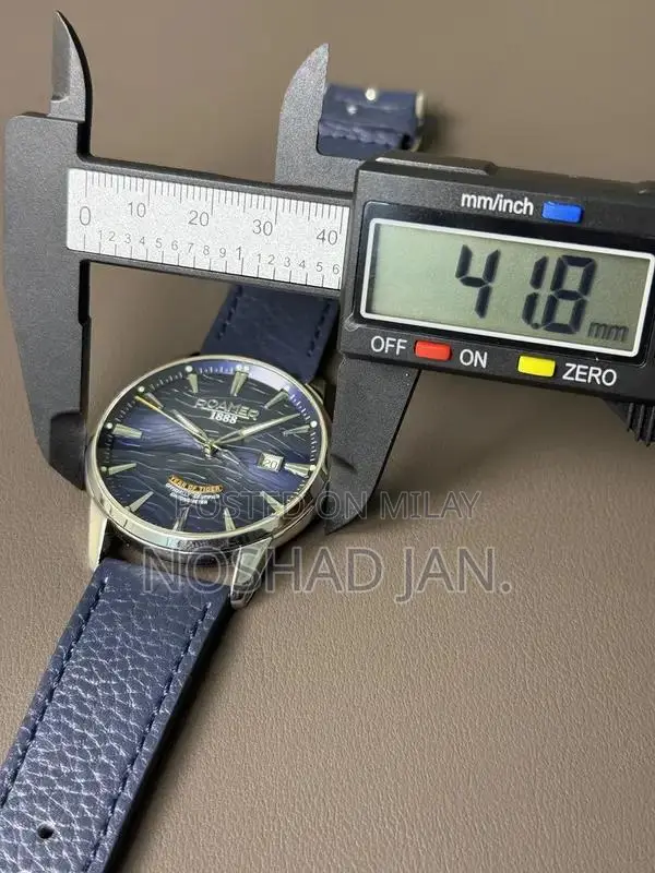 Roamer 1888 Swiss Blue Tiger Dial Automatic Chronometer Watch
