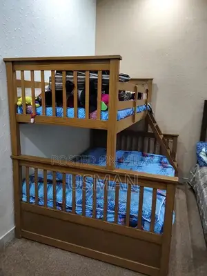 Kids Bunk Bed with Large Storage Drawers and Foam Mattress