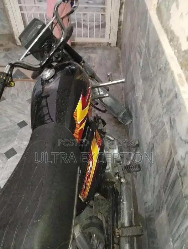 70cc Single Cylinder Motorcycle Black 2019 Model