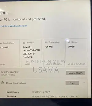 Dell Venue 8 Pro Windows Tablet