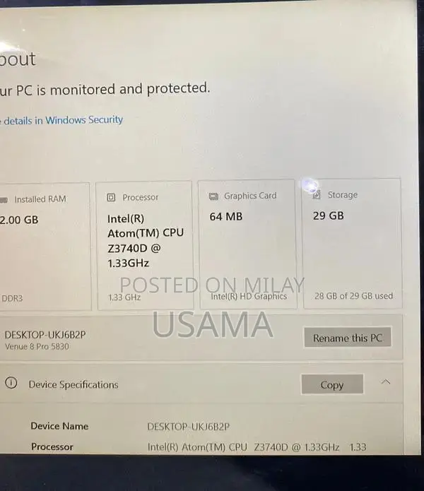 Dell Venue 8 Pro Windows Tablet