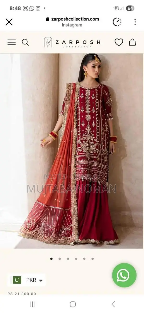 Elegant Chiffon Embroidered Fancy Dress with Organza Details