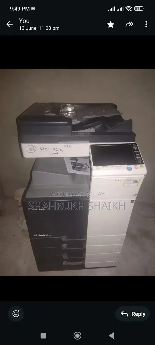 Bizhub 364e Professional Photocopier Machine