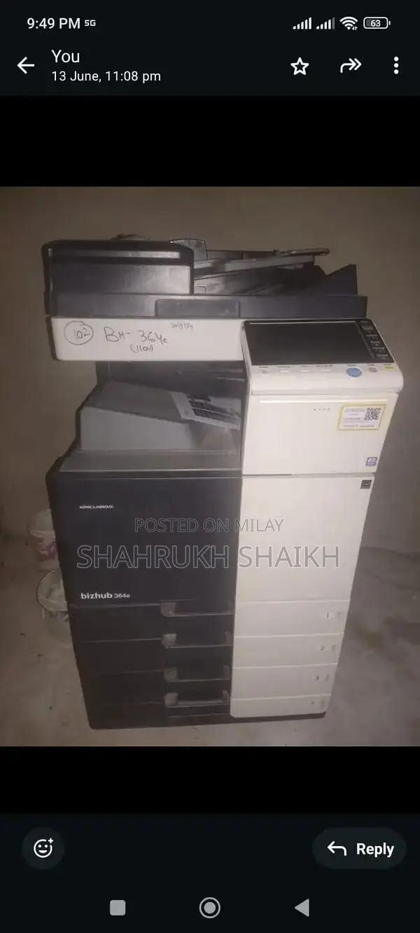 Bizhub 364e Professional Photocopier Machine