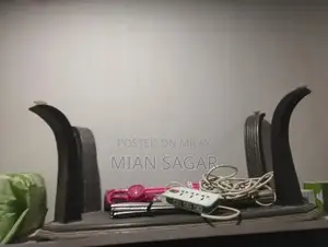 Glass Side Table Set with Metal Center Table Frame