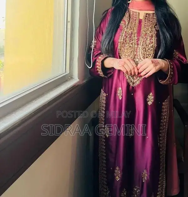 Asim Jofa Dull Silk Three-Piece Unstitched Dress Fabric