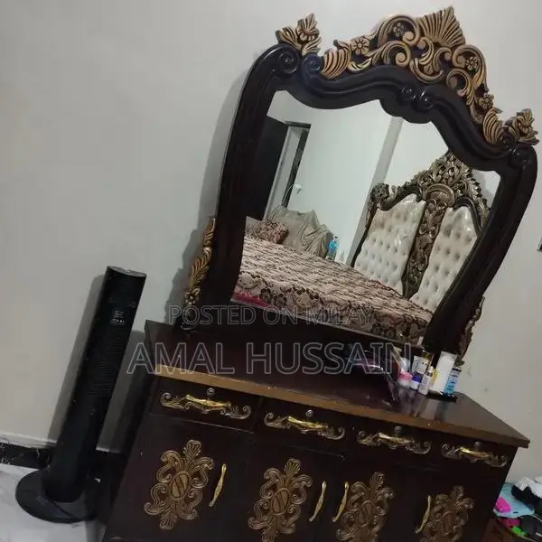 Complete Bedroom Furniture Set with Side Tables and Dressing Table