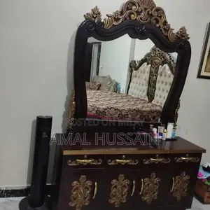 Complete Bedroom Furniture Set with Side Tables and Dressing Table