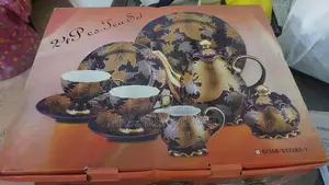 Elegant Gold Plated Branded Tea Set by Yamen