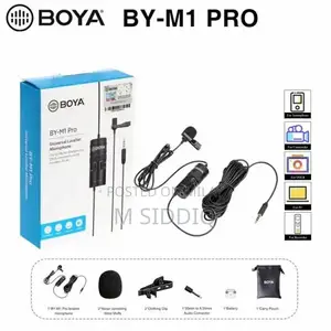 BOYA Dual Lavalier Microphone for Camera, Mobile, and Laptop