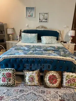 Complete Bedroom Set with Chairs and Mirror