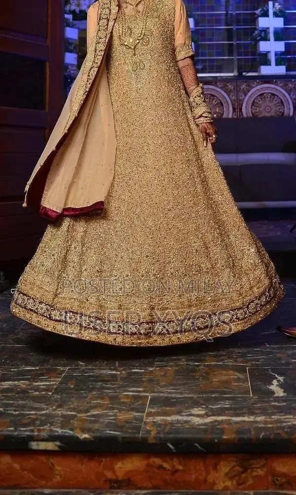 Elegant Bridal Maxi Dress - Valima Wedding Gown Collection