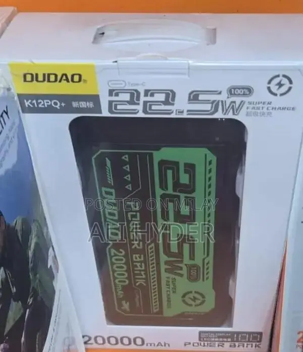 High-Capacity Portable Power Bank with Fast Charging