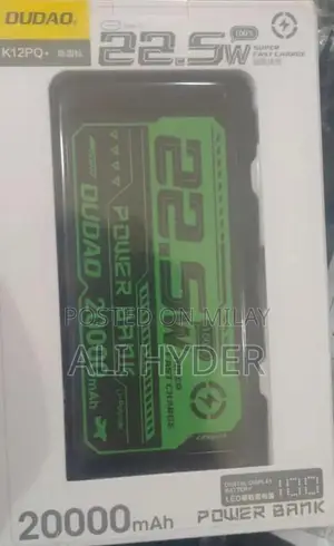 High-Capacity Portable Power Bank with Fast Charging