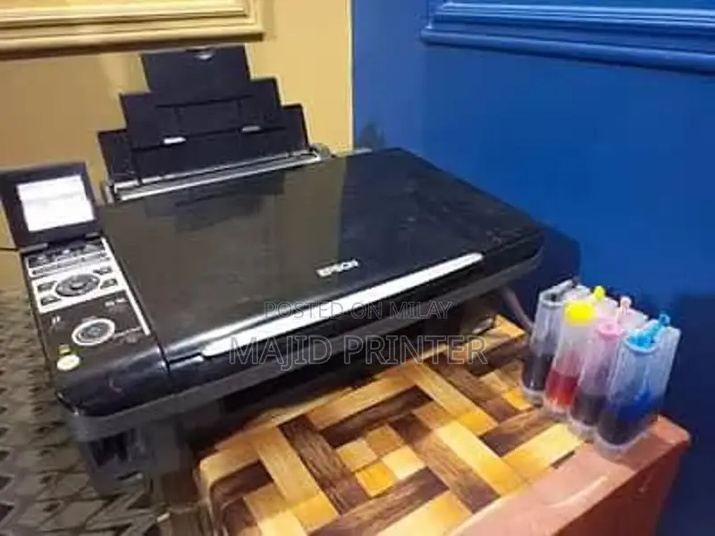 Epson SX400 All-in-One Color Printer for Photo and Sticker Printing