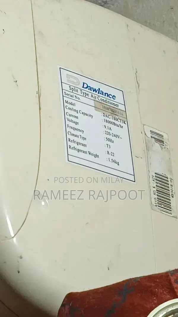 Dawlance Split Air Conditioner - Non-Inverter Model