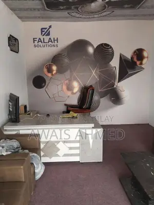 5-Seater Sofa with Office Table and Tea Table Set