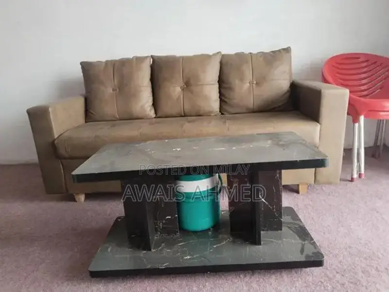 5-Seater Sofa with Office Table and Tea Table Set